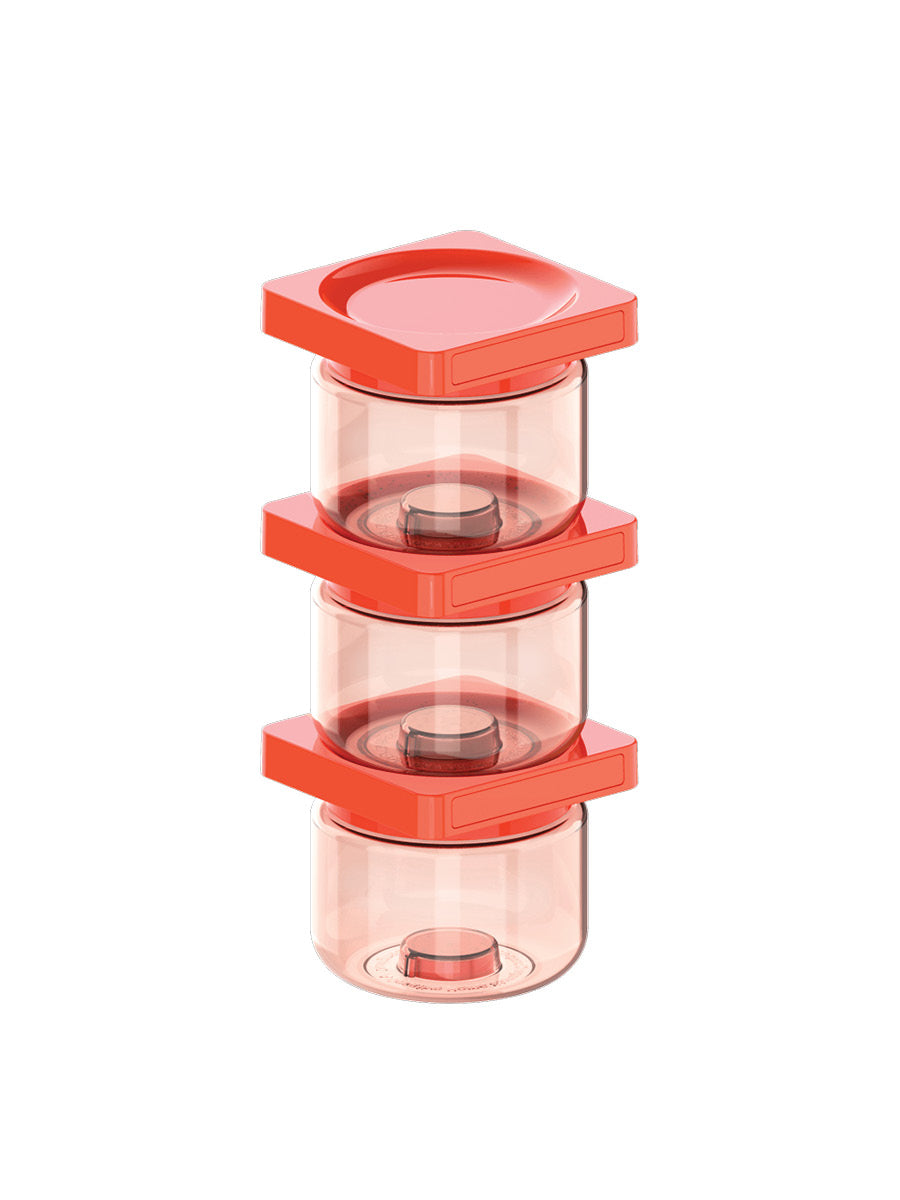 Cliik Container Small 3-Pack in Orange