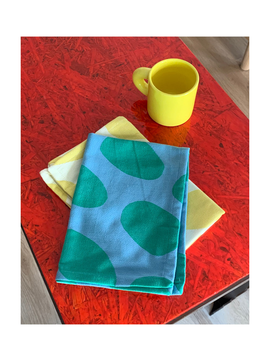 Dusen Dusen Dish Towel Set in Egg