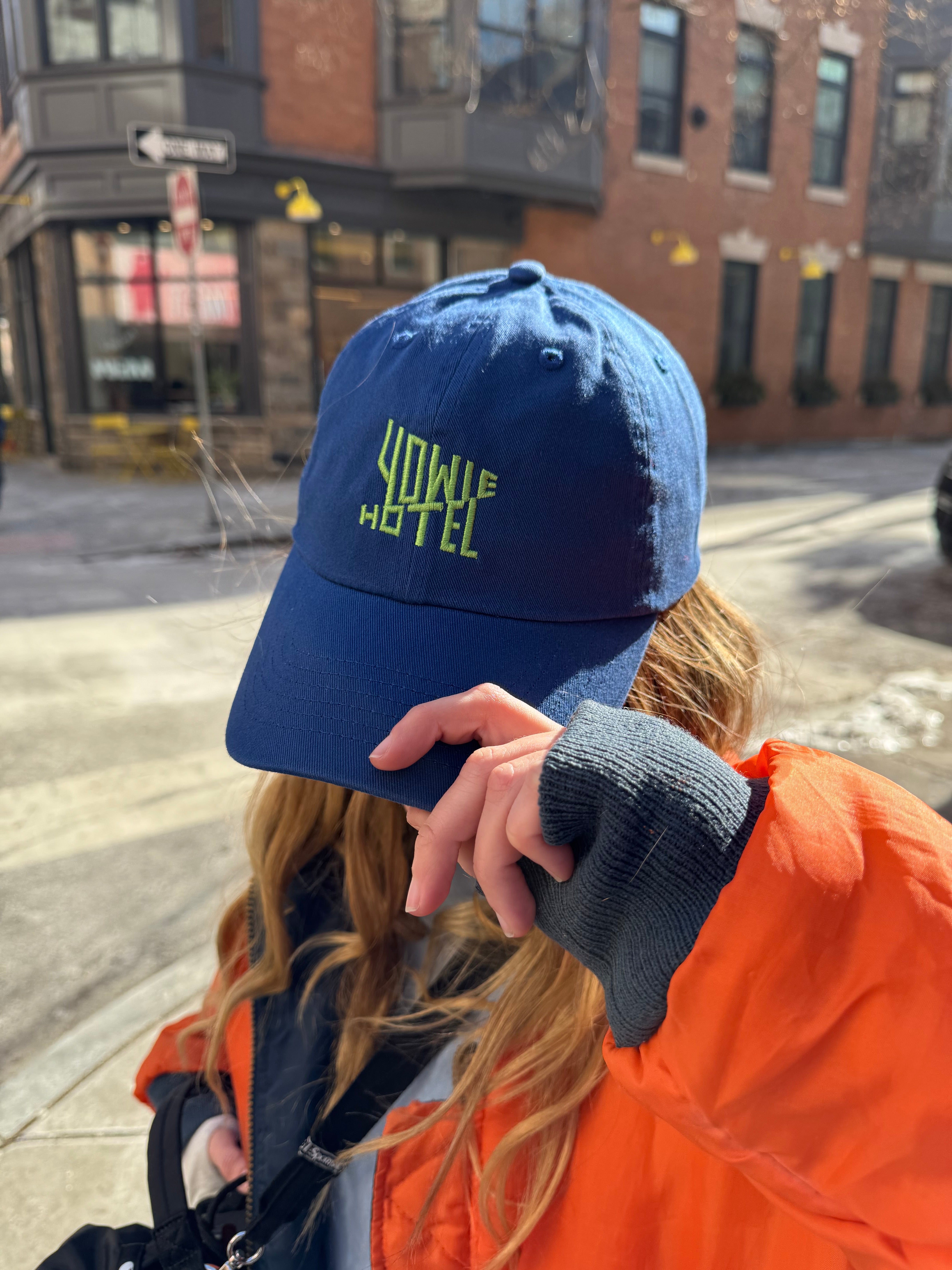 YOWIE Hotel Dad Cap in Royal Blue