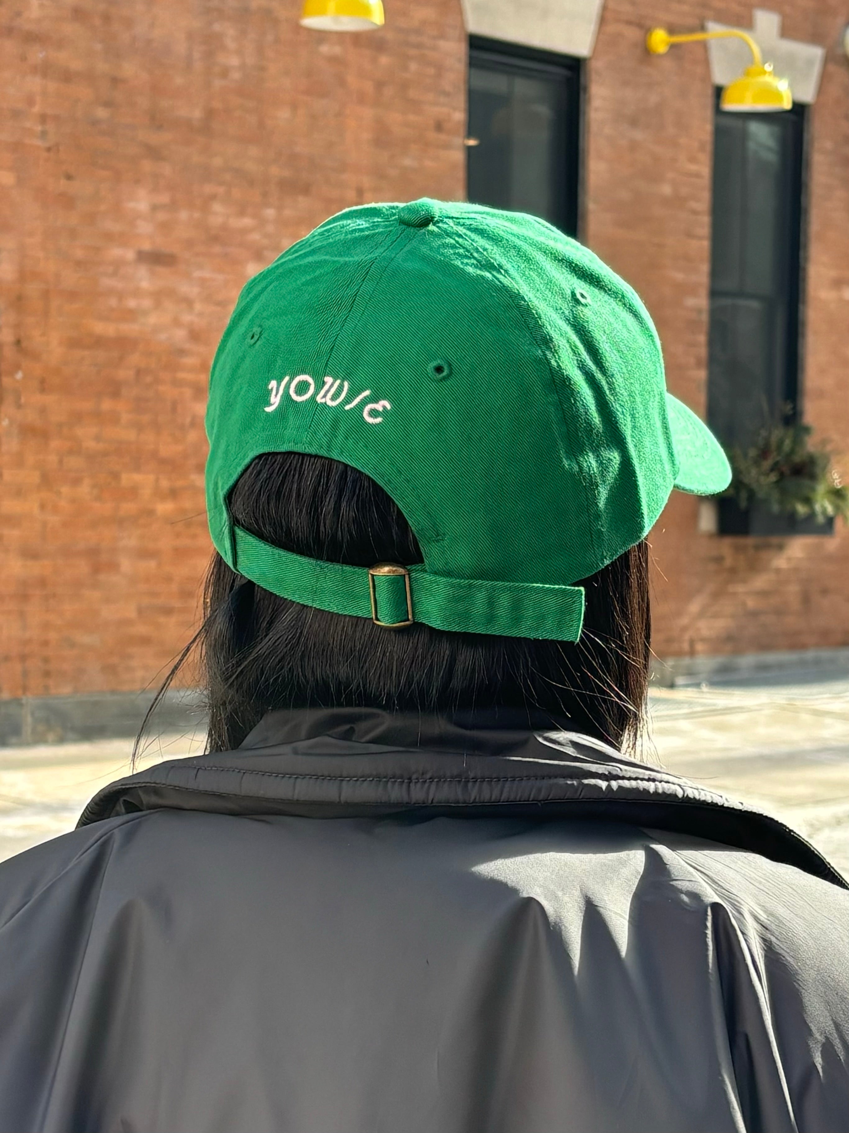 YOWIE Bunny Dad Cap in Kelly Green