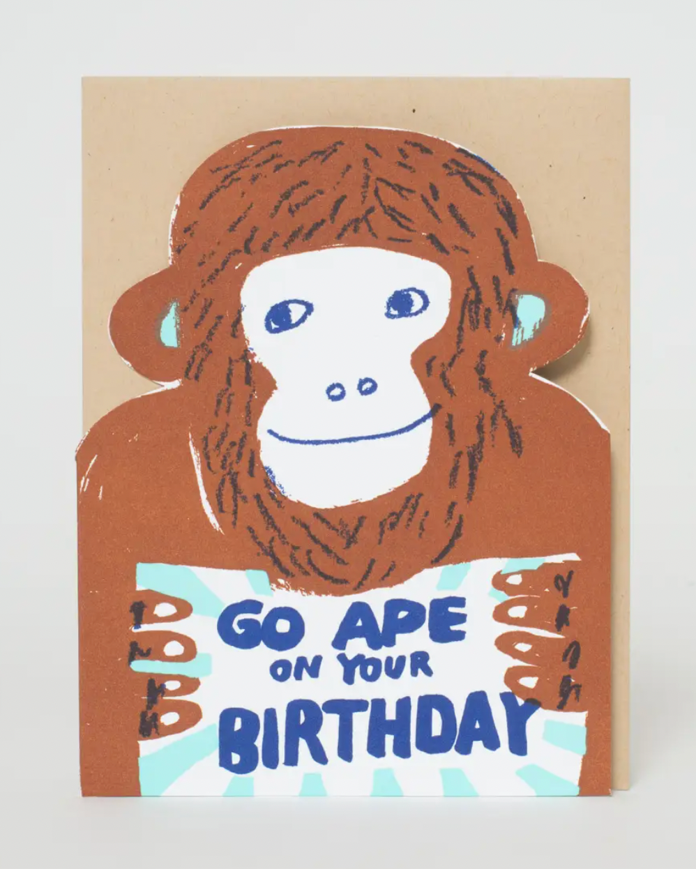 Go Ape Birthday Card