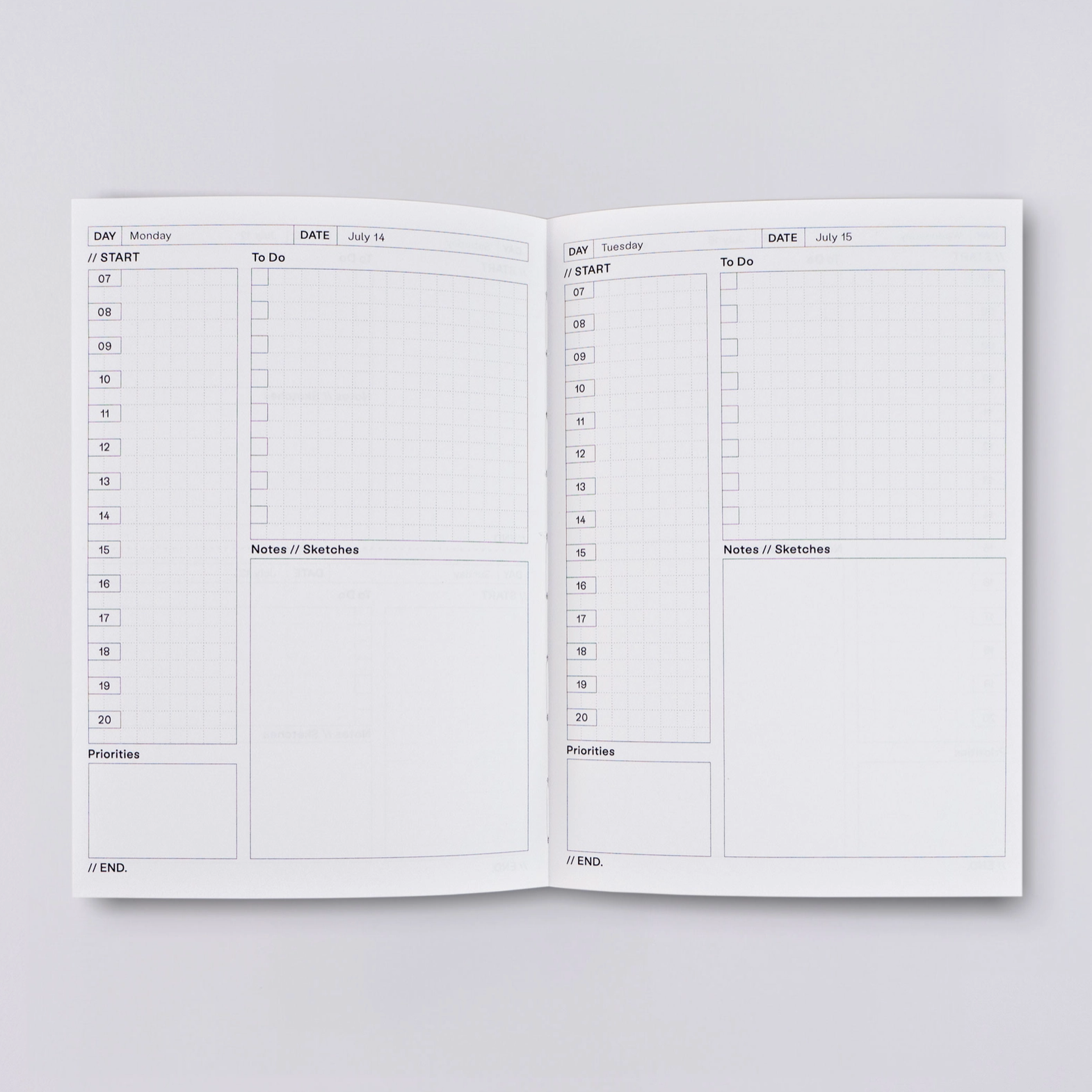 Moab 2025 Daily Planner Book