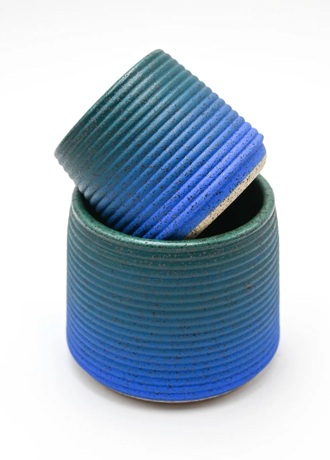 Espresso Cup in Blue Ombre