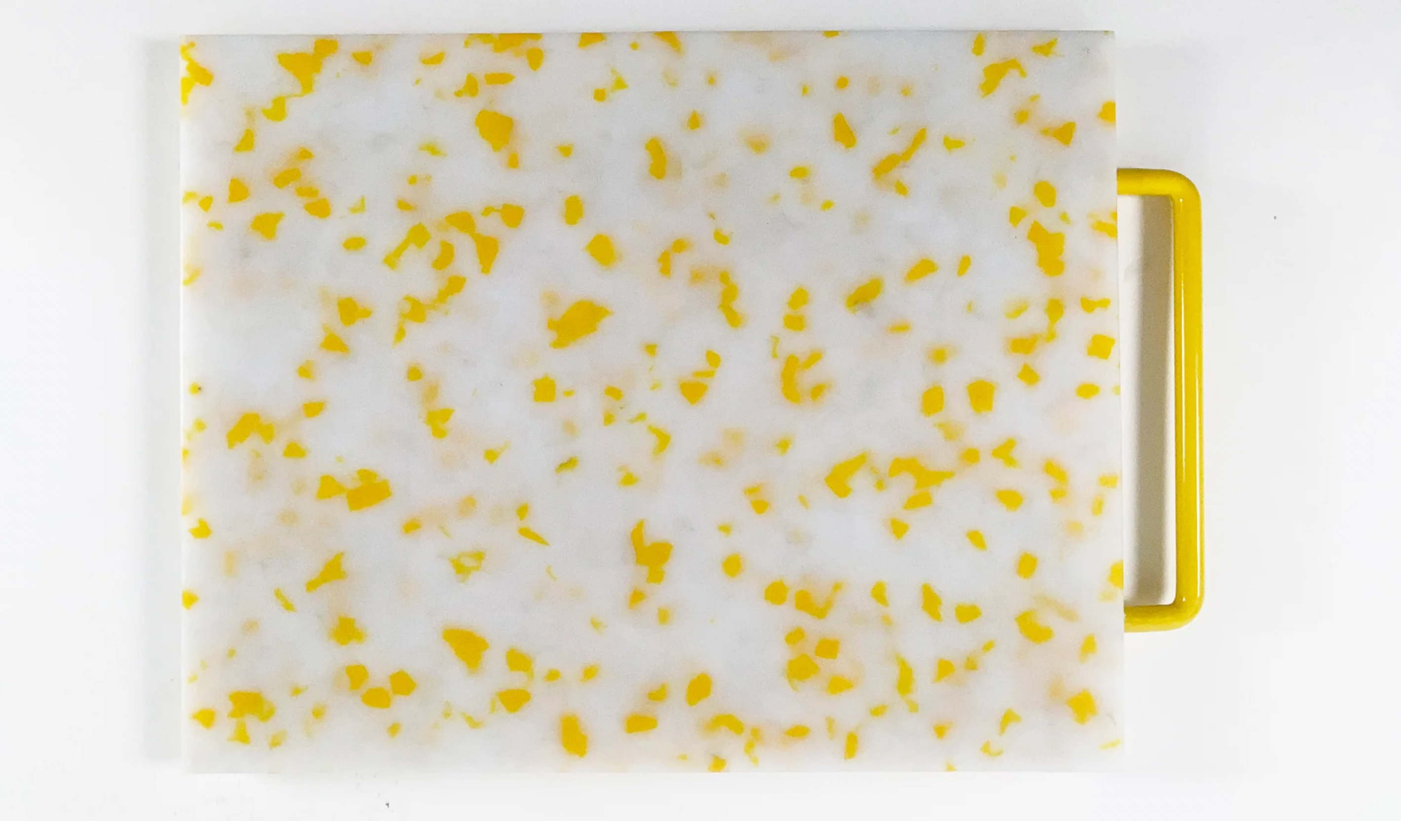 Large Yellow & White Cutting Board by Fredericks & Mae