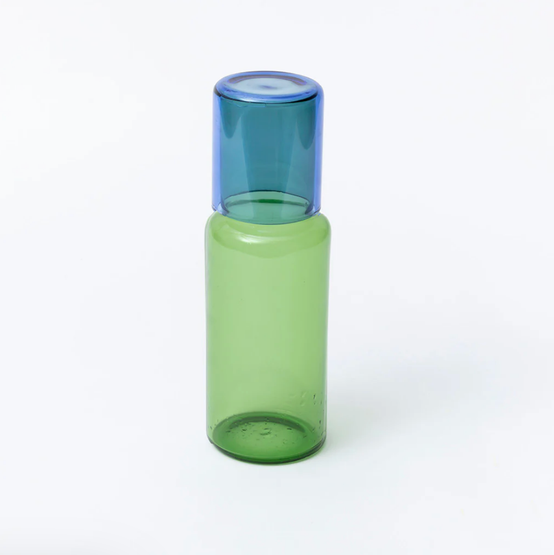 Blue and Green Carafe