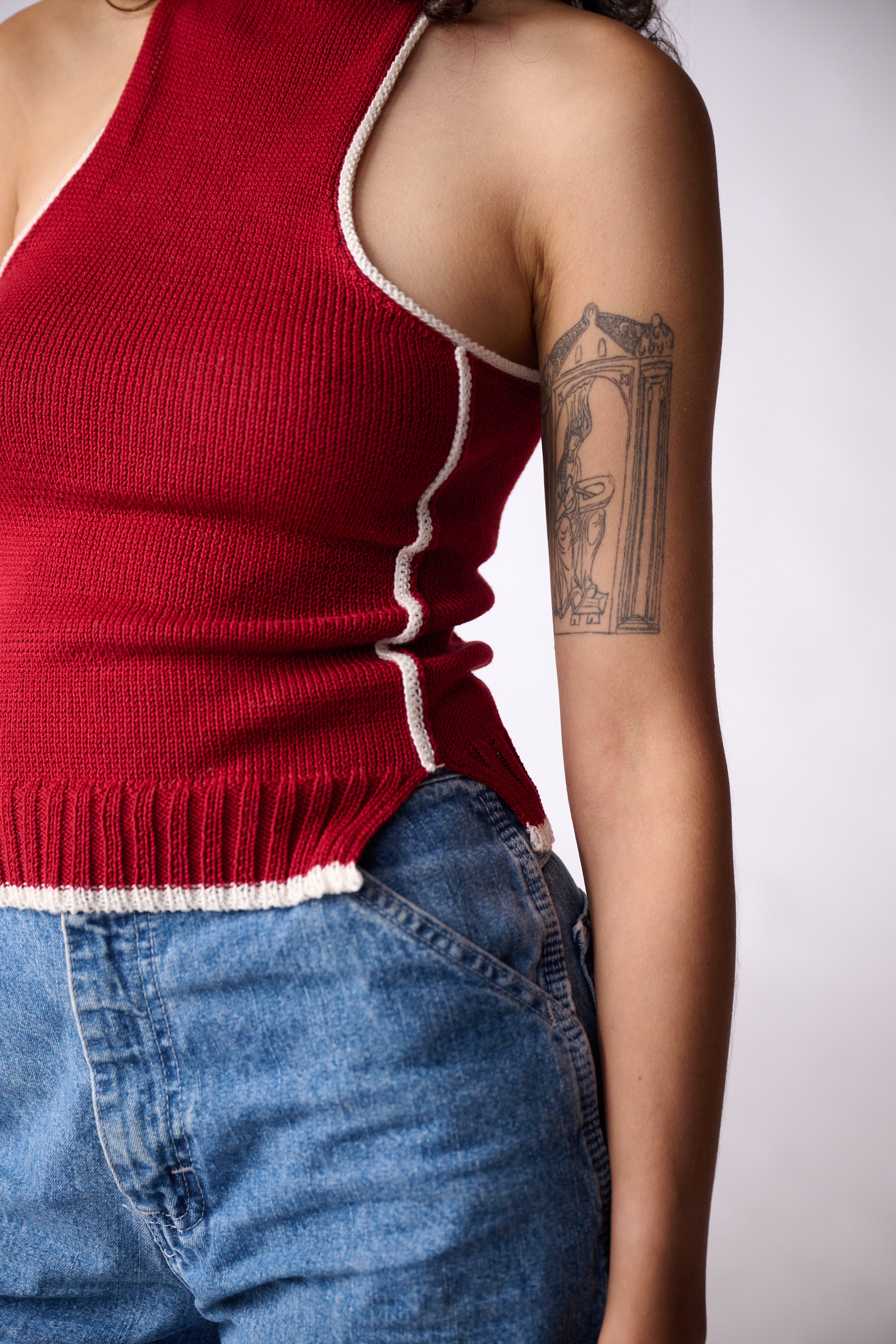 YOWIE x Stahl Knit Tank in Red