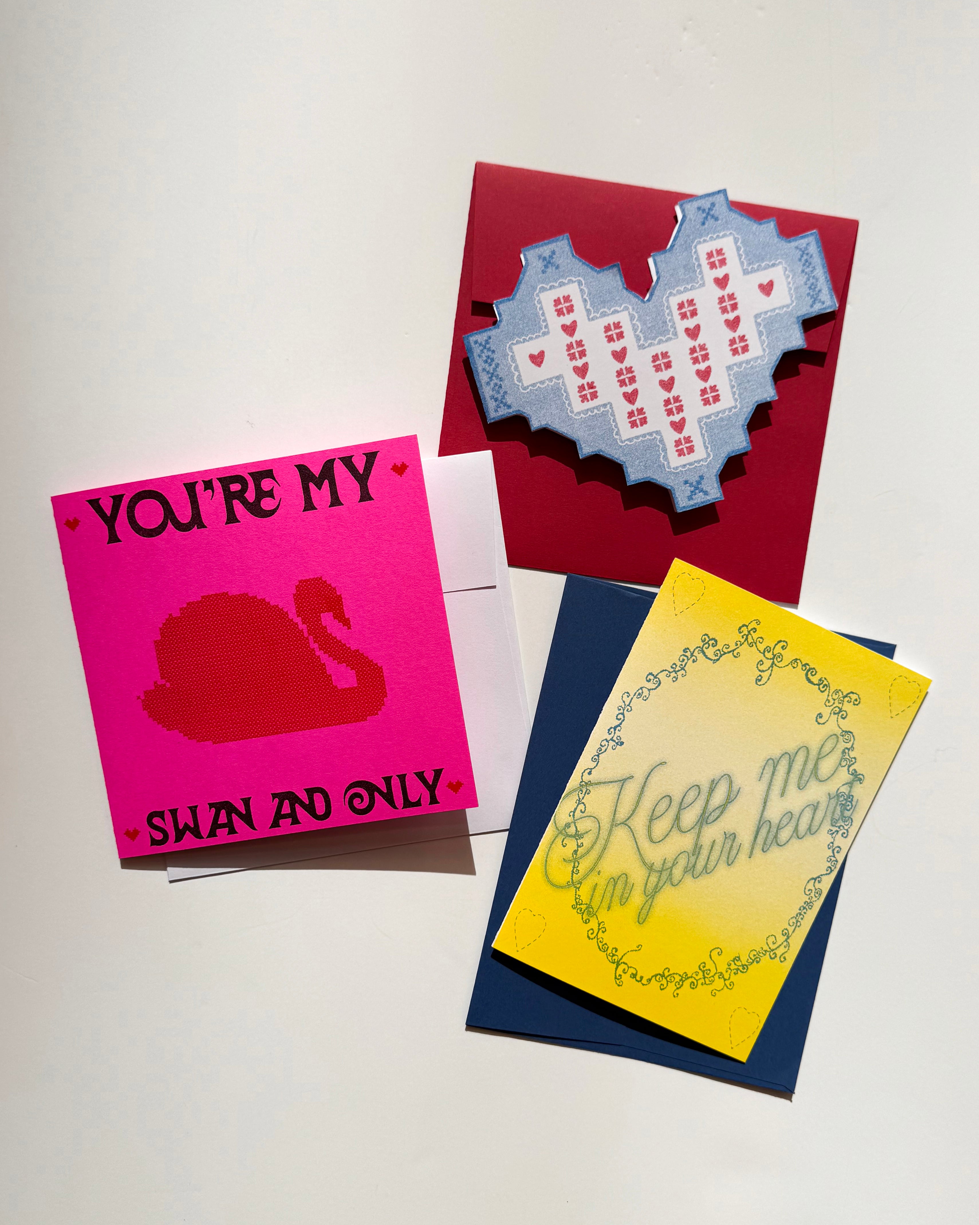 Keep Me In Your Heart Valentines Card