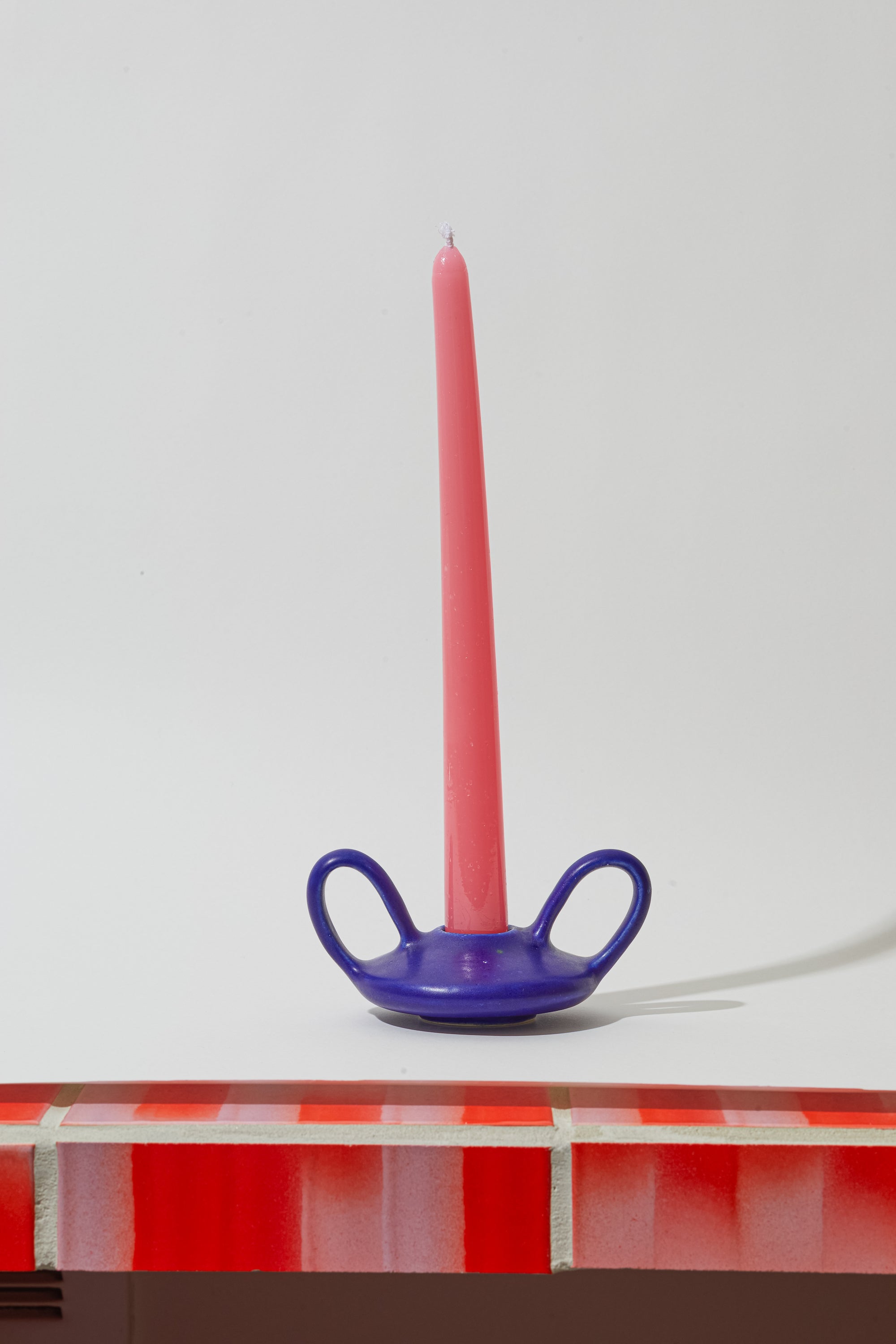 Esme Candleholder in Blue