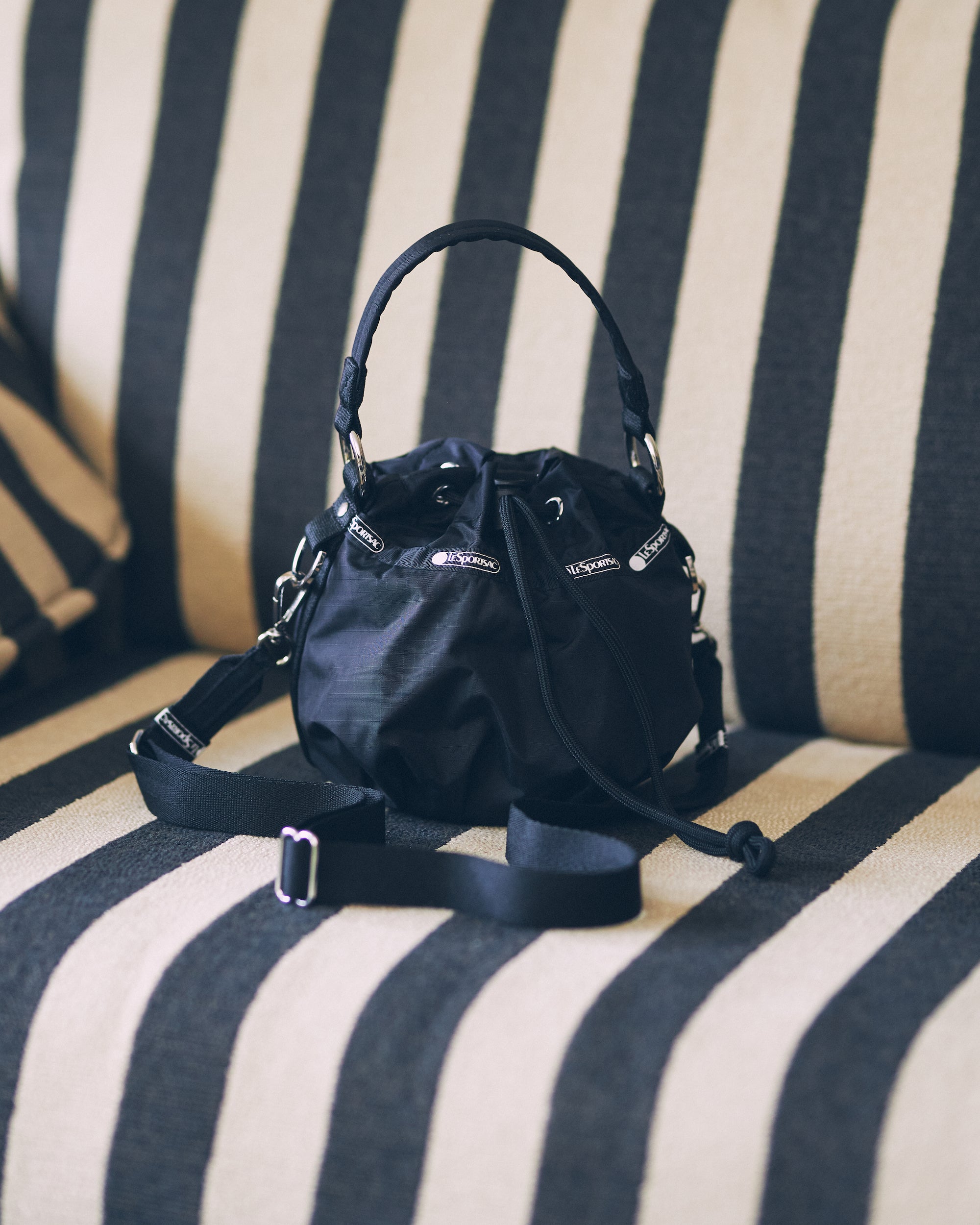 YOWIE x LeSportsac - Midnight Dumpling Bucket Bag