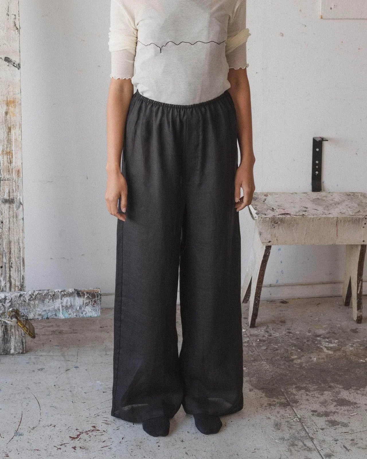 Stoa Pants in Black