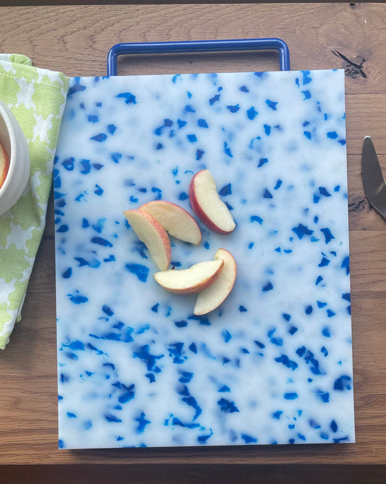 Large Blue & White Cutting Board by Fredericks & Mae