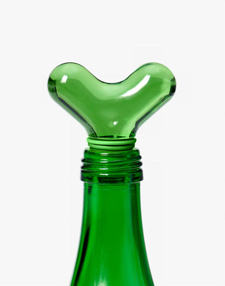 Hobknob Bottle Stopper in Green